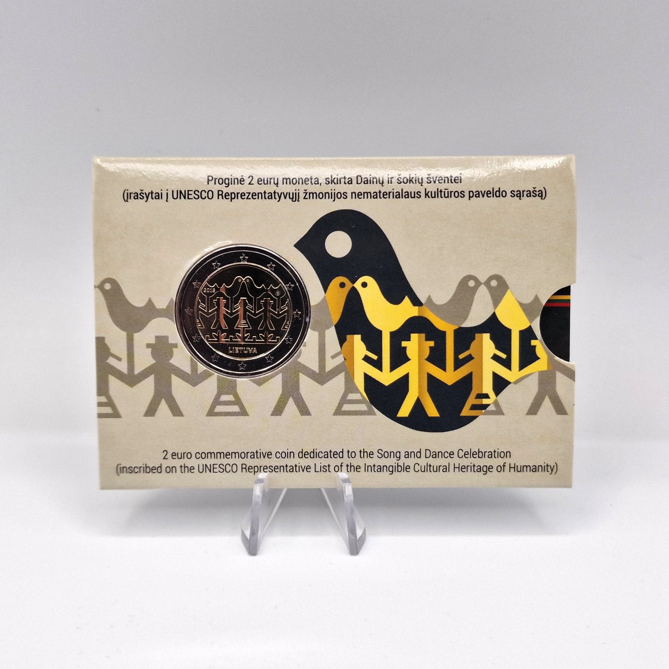 2018 Canto e Dança 2€ - Lituânia Coincard